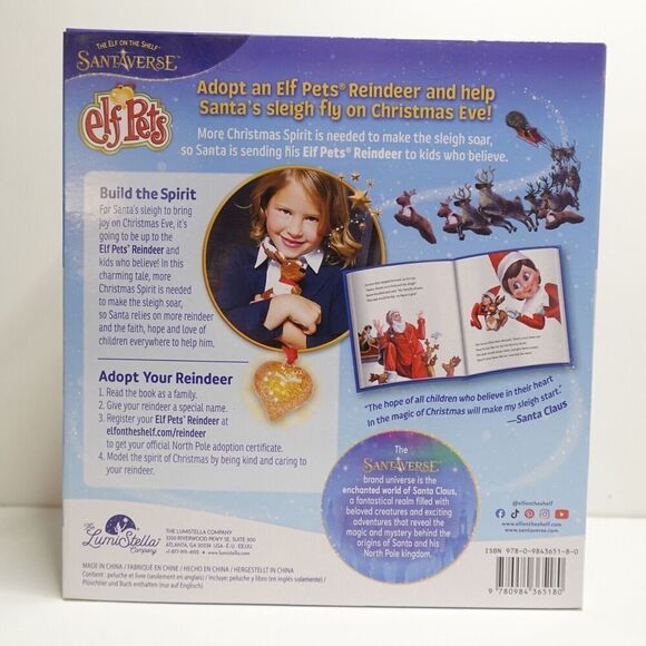 Elf Pets A Reindeer Tradition by Chanda Bell Includes Pet and Hardcover Book - Picture 3 of 10
